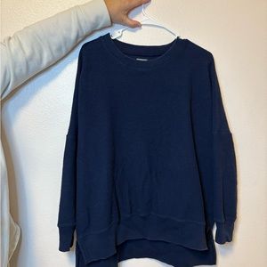 Aerie Navy Blue Knit Sweater